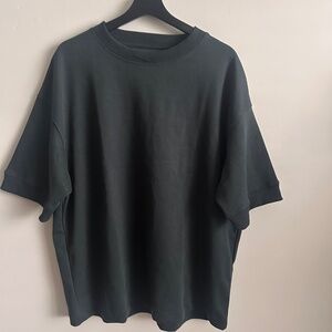 Denim & Flower Ricky Singh T-Shirt Large Blue Green Short Sleeve Relaxed Fit